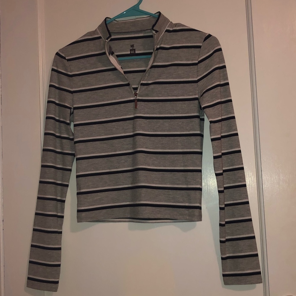 NWOT PacSun Me To We Cropped Zip-Up Top
